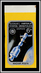 Apollo-Soyuz Docked in Orbit