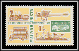 Locomotive, Bus, Paddle Steamer, Airplane, Pest Railway Station
