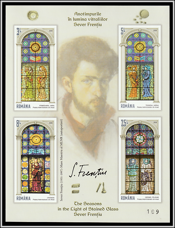 Sever Frențiu, Stained Glass Artist